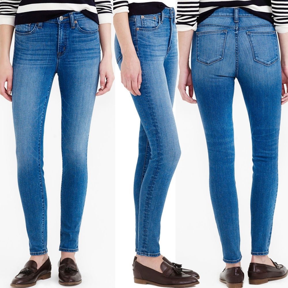 J. Crew High Rise Lookout Skinny Jeans Size 27